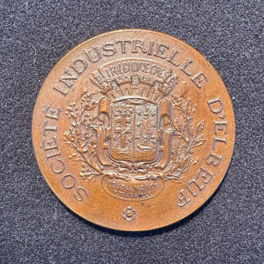 Médaille ancienne « société industrielle d’Elbeuf »