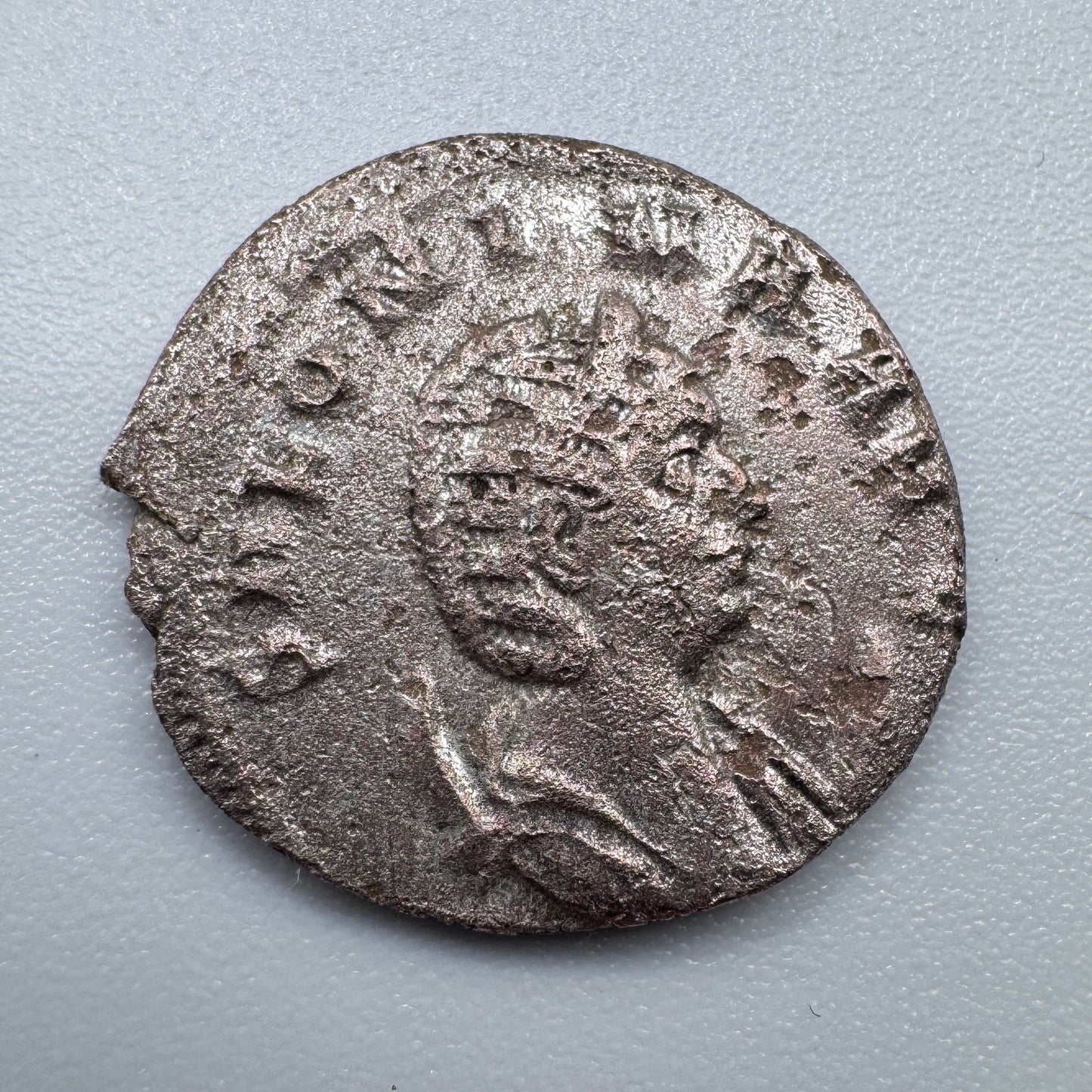 Monnaie  romaine ancienne antoninien billon - impératrice Salonine