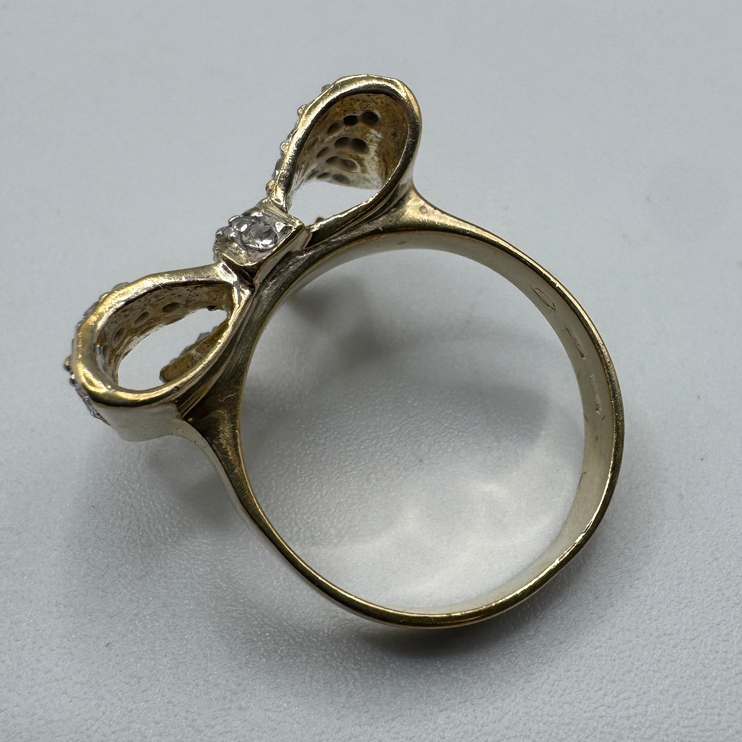 Superbe Bague « noeud » - argent vermeil