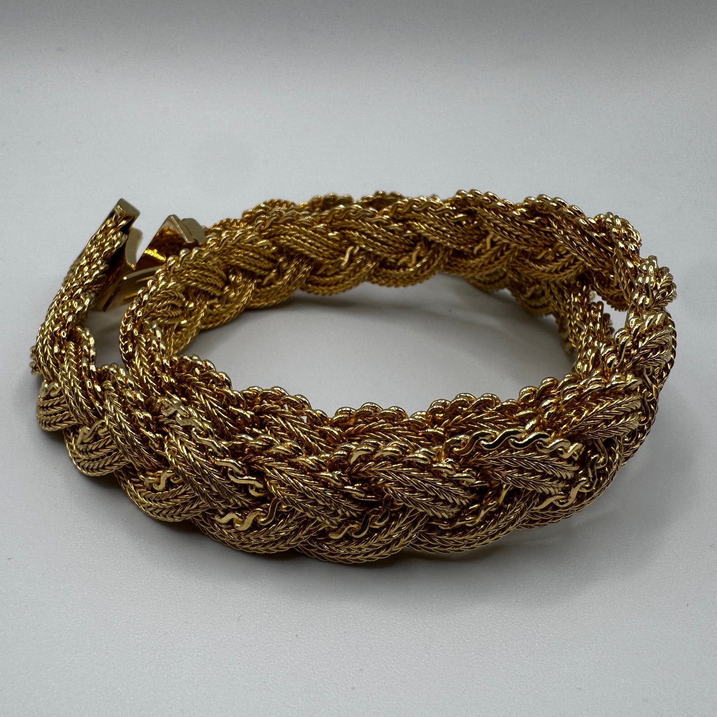 Rare Collier vintage en plaqué or GROSSE GERMANY 1965