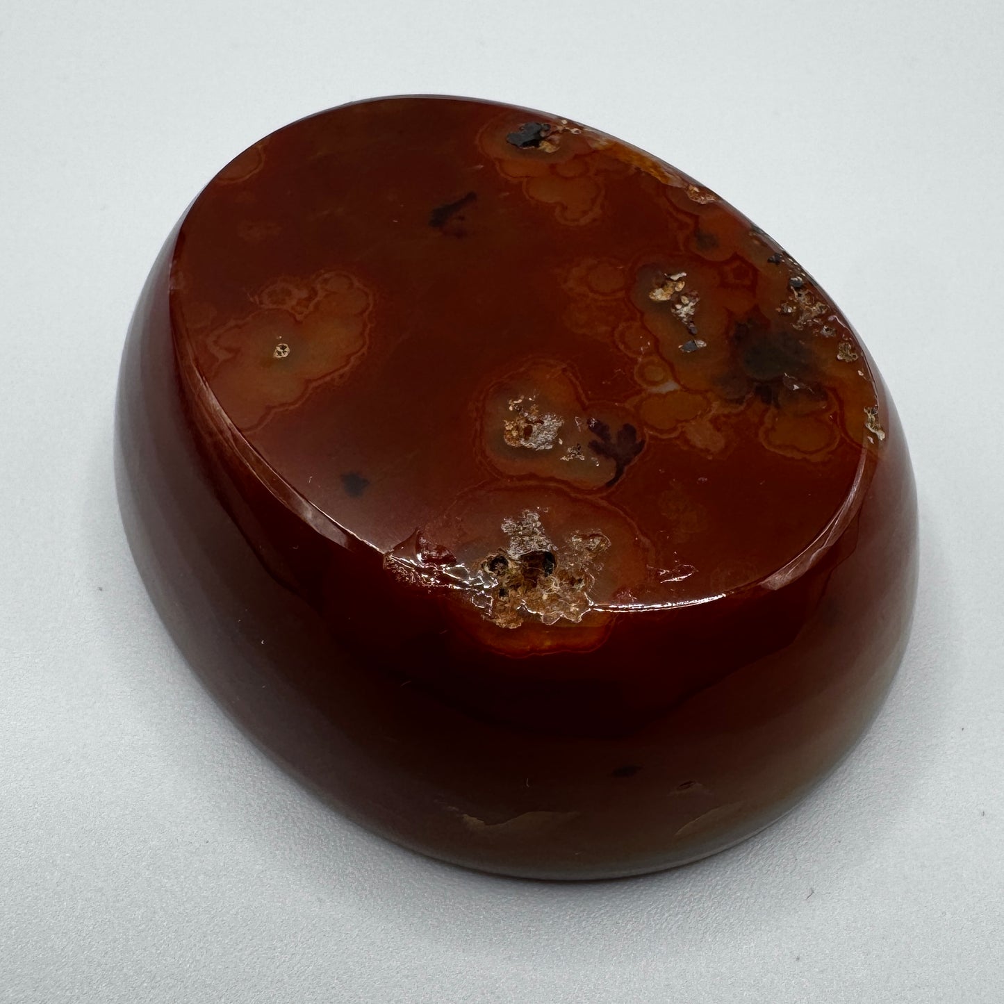 Sculpture ancienne en pierre cornaline - vide poche baguier