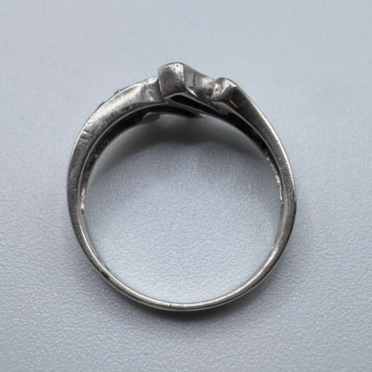 Bague en argent et brillants