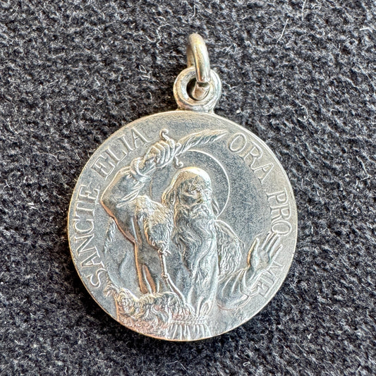 Médaille religieuse ancienne « Saint Elia »