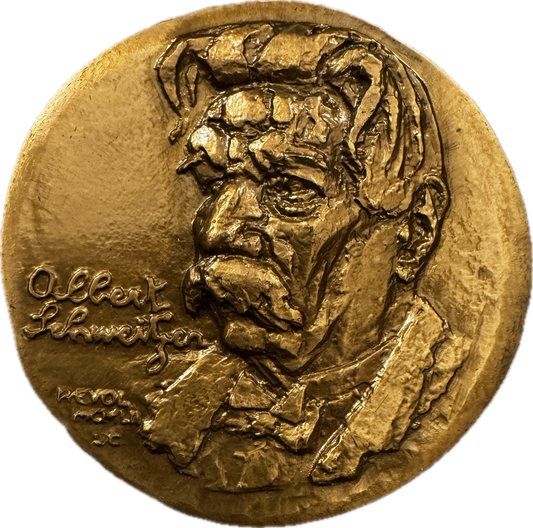 Médaille artistique en bronze « Albert Schweitzer - musicien »