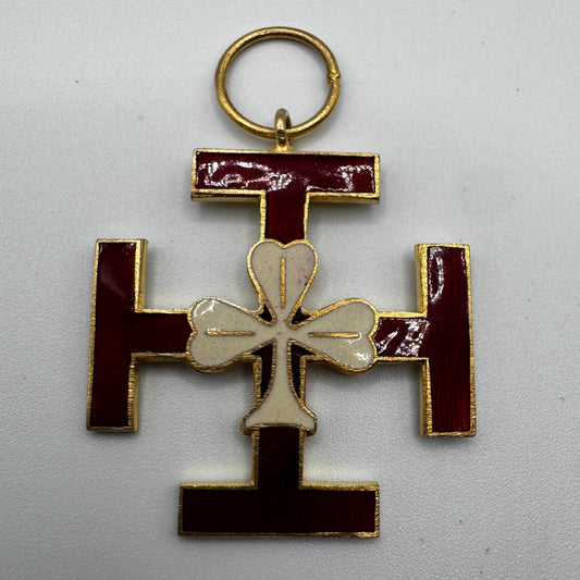 Insigne ancien émaillé  « trèfle » - SCOUT DE FRANCE