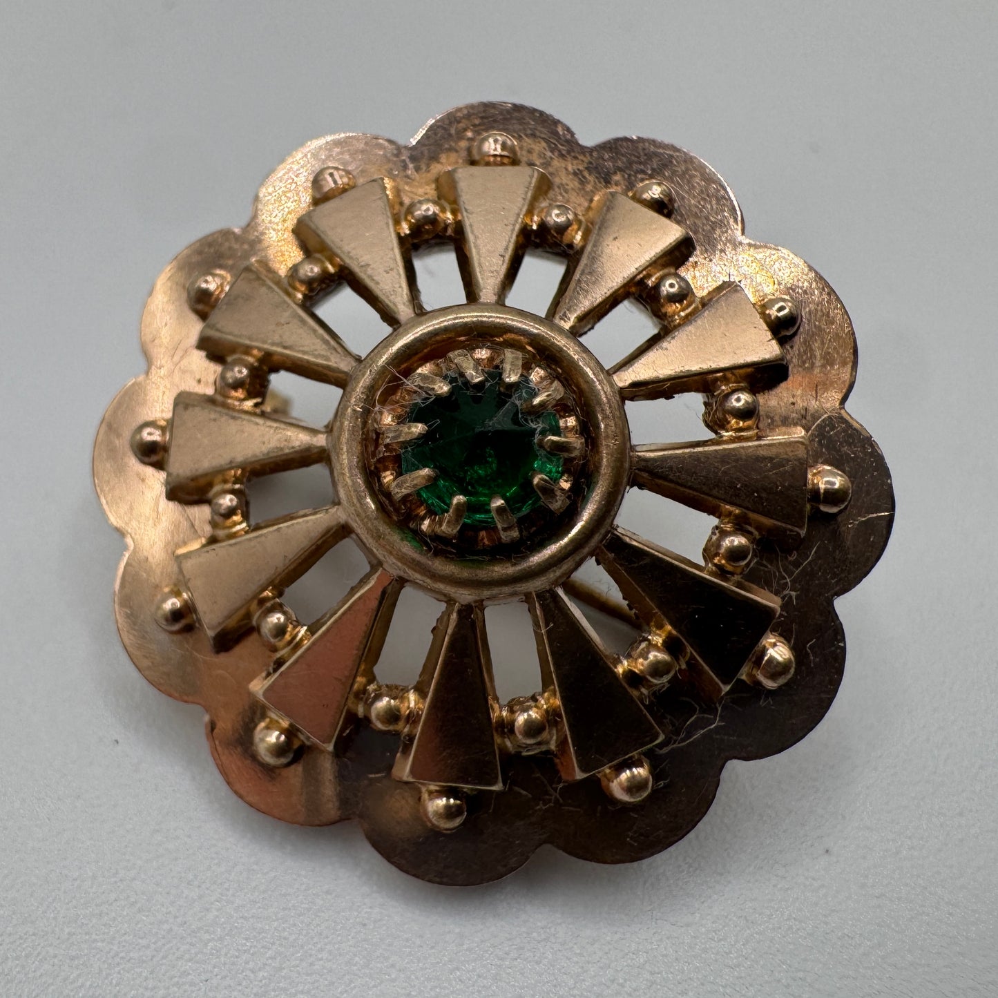 Broche ancienne vers 1900 - plaqué or
