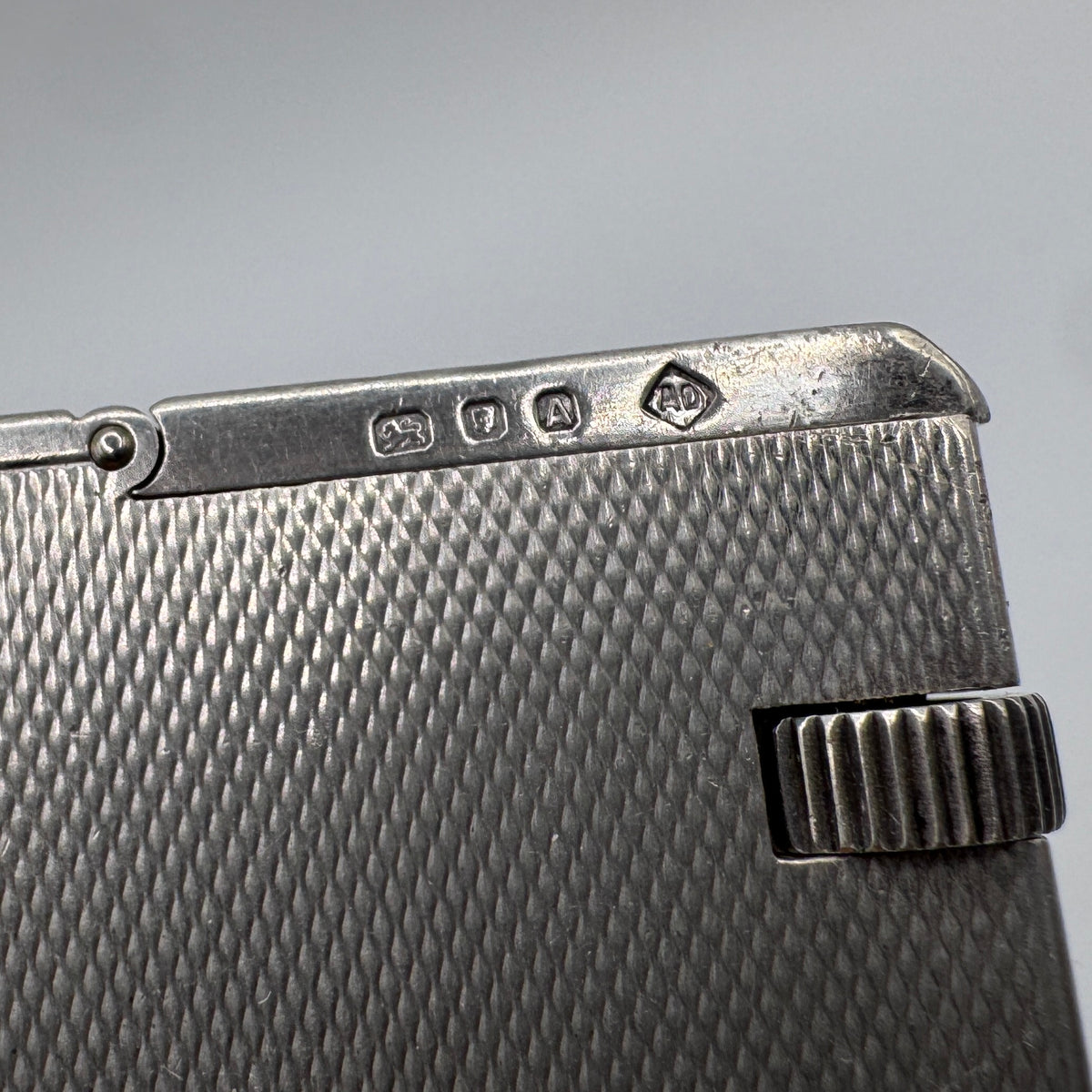Rare briquet DUNHILL BROADBOY MK1 - argent massif