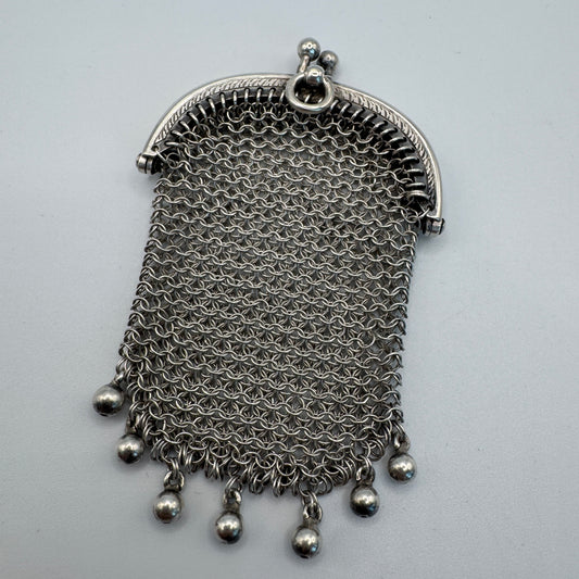 Bourse porte Louis Ancienne Art en argent