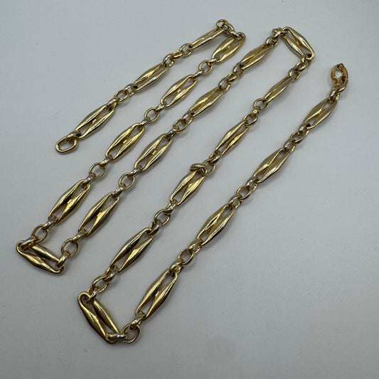 Collier vintage Grosse Germany plaqué or - Sautoir long élégant