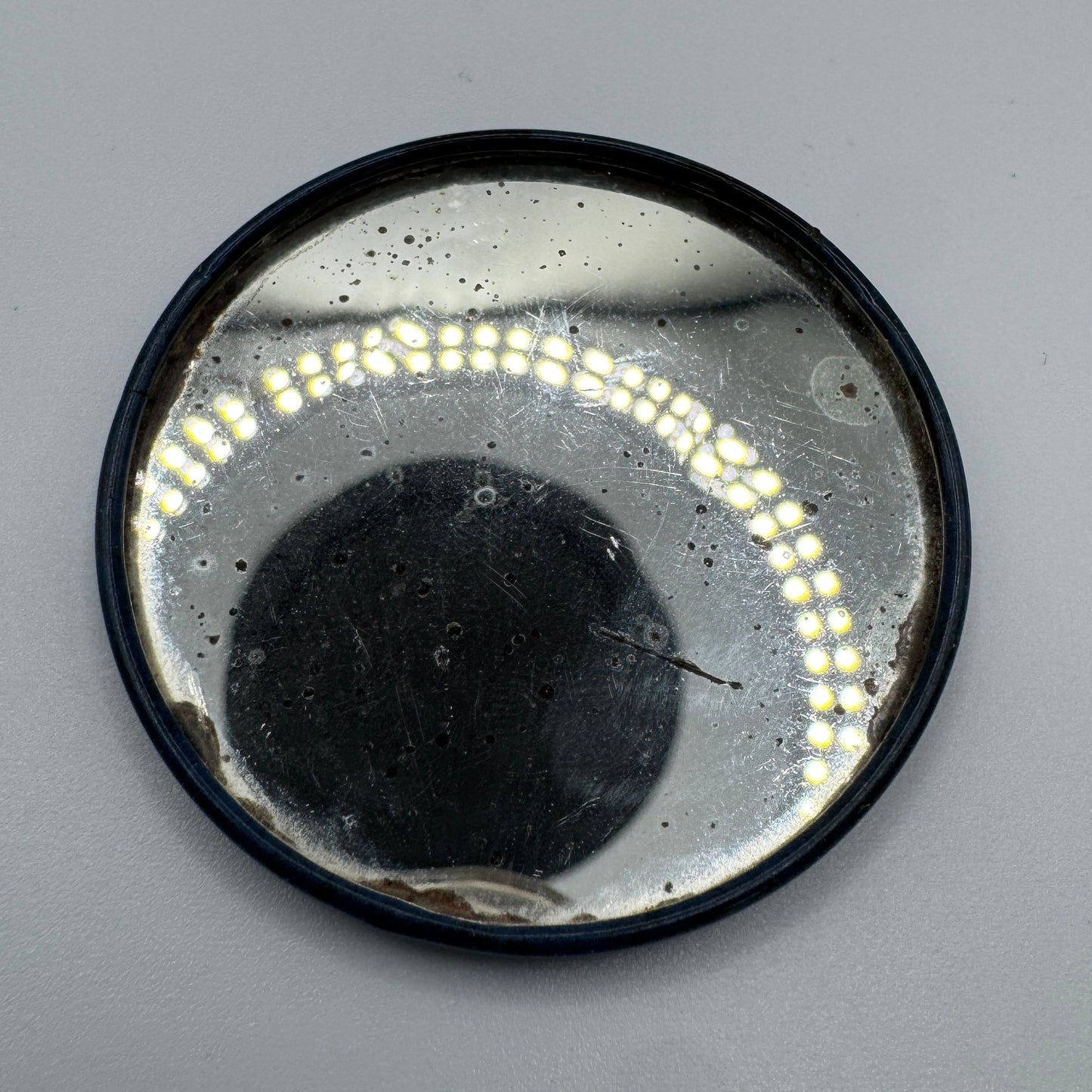 Miroir de poche ancien publicitaire « crème GIBBS »