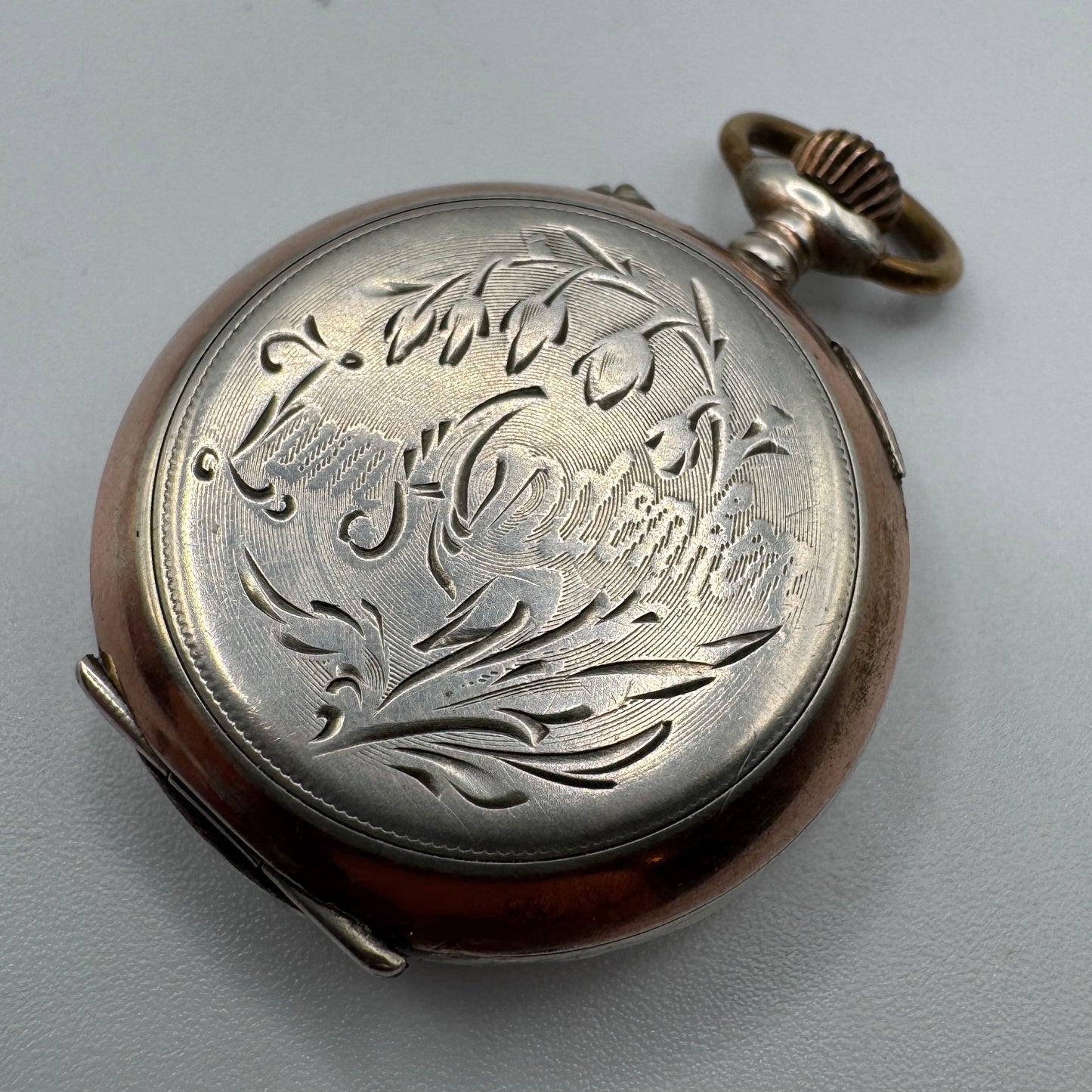 Montre de col à gousset Ancienne en argent