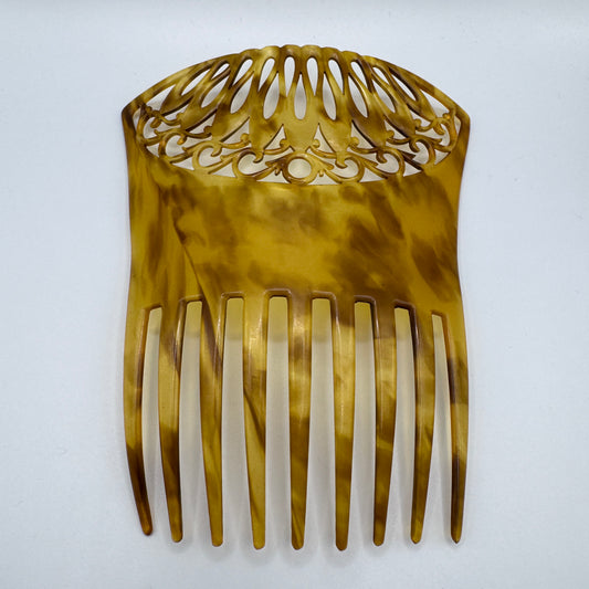 Peigne à cheveux art deco - celluloïd