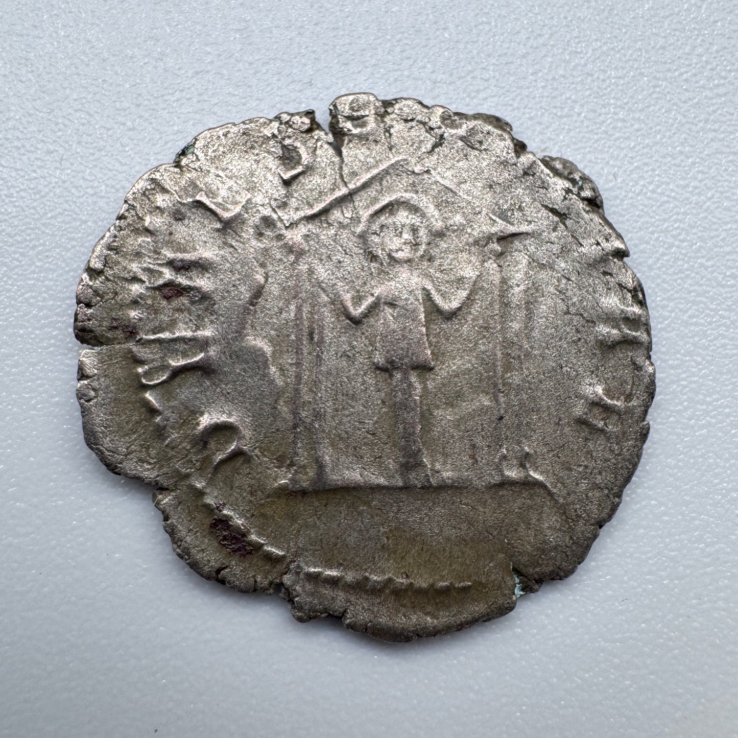 Monnaie  romaine ancienne antoninien billon - impératrice Salonine