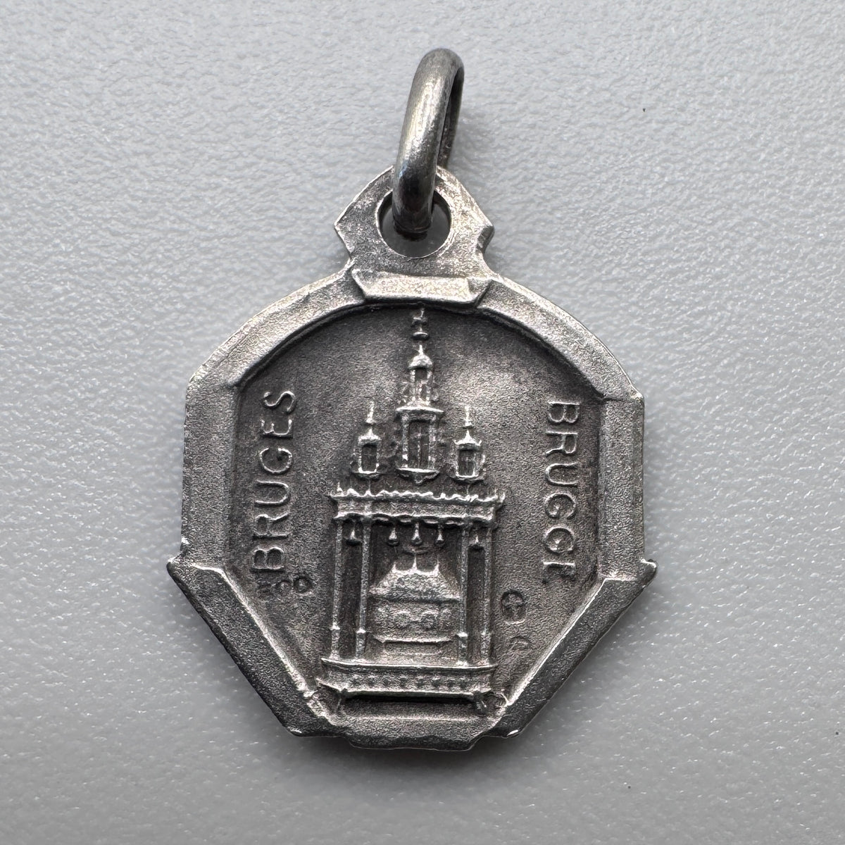 Medaille religieuse ancienne « Le Saint Sang » - argent