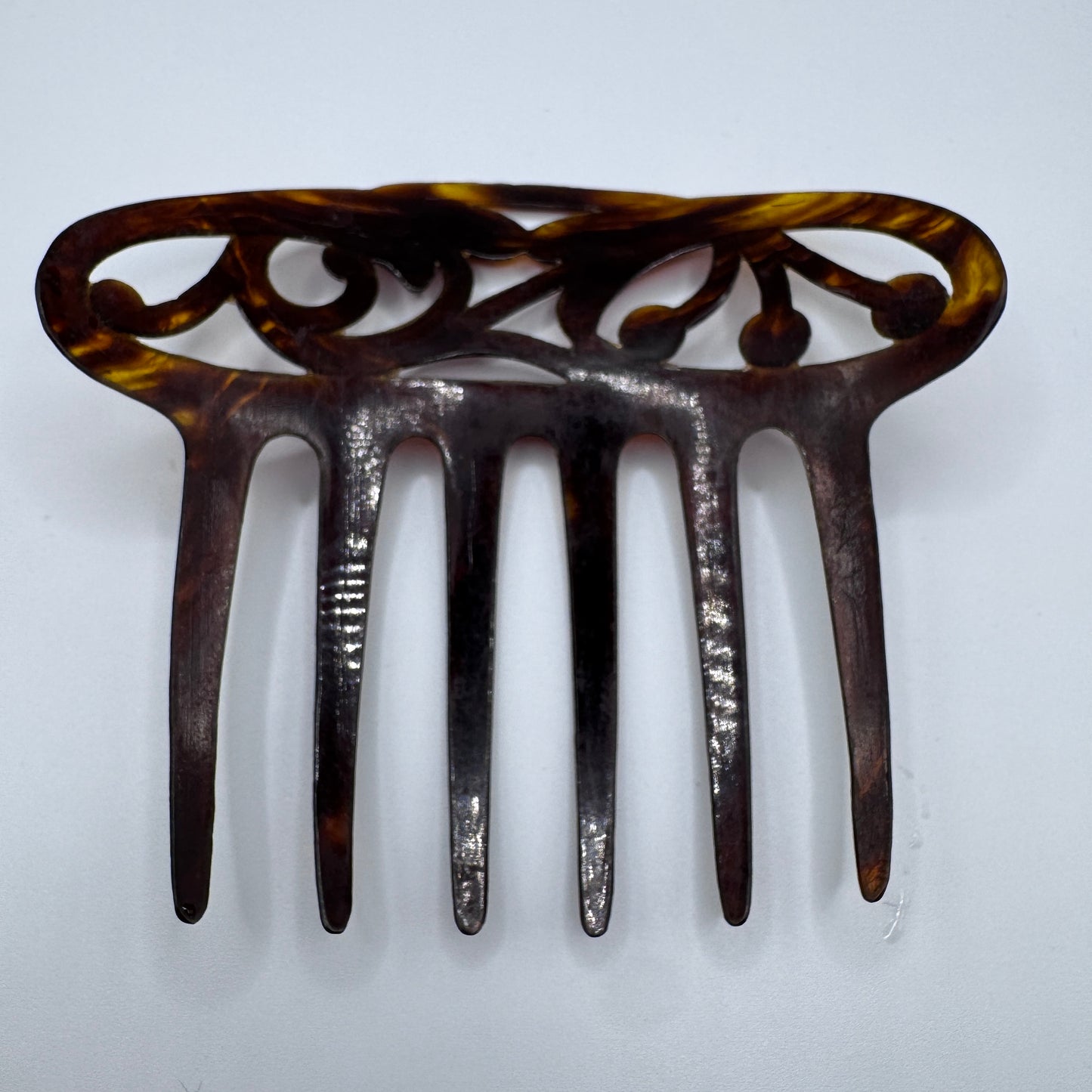 Peigne à cheveux art deco - celluloïd