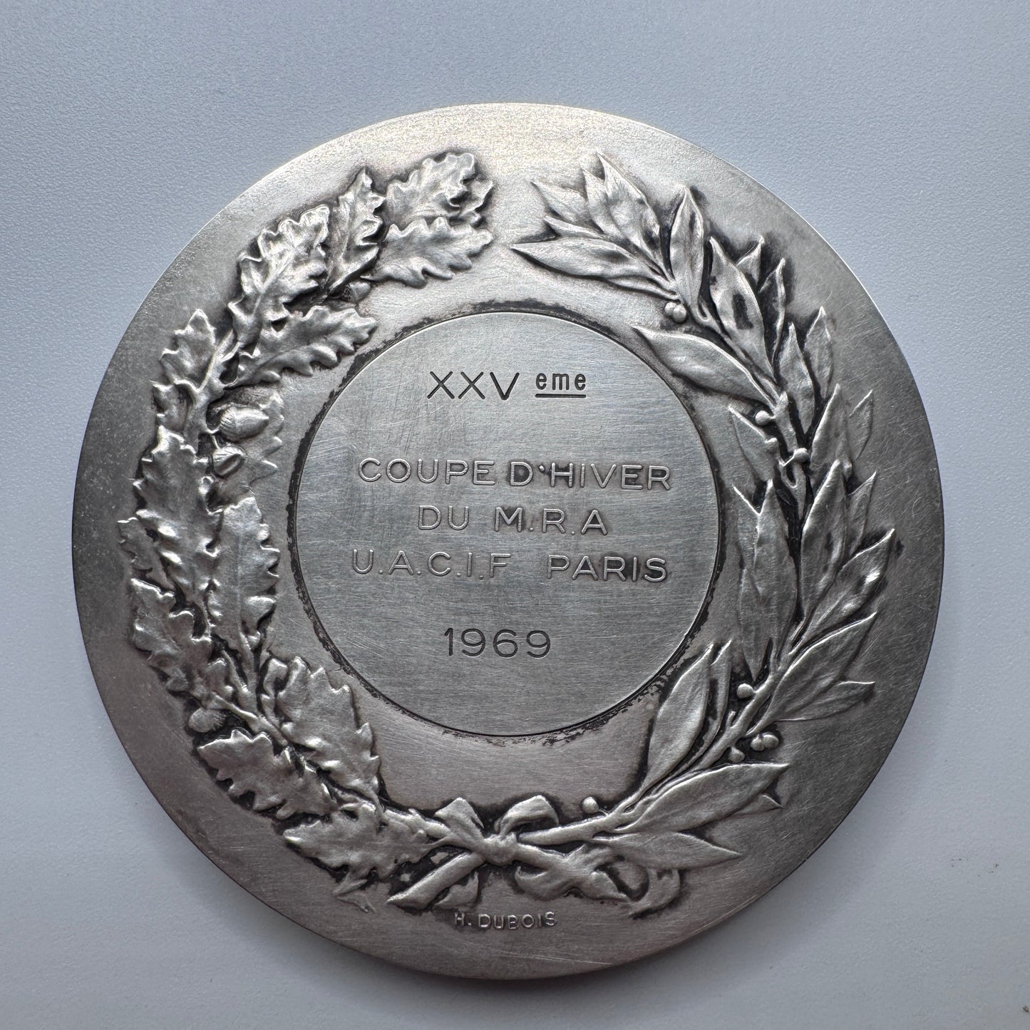 Médaille artistique en bronze argenté « Antoine de Saint Exupery »