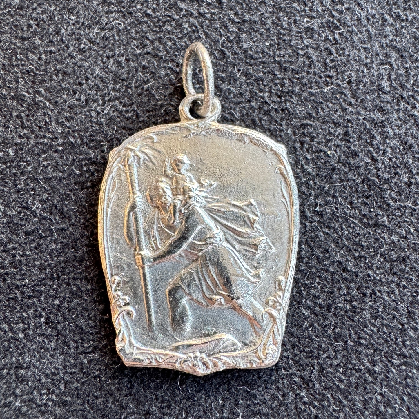 Médaille religieuse ancienne « Saint Christophe »