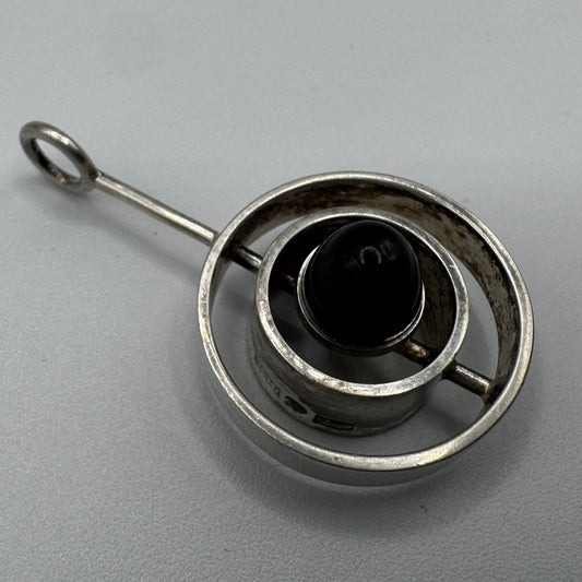 Pendentif design - argent massif