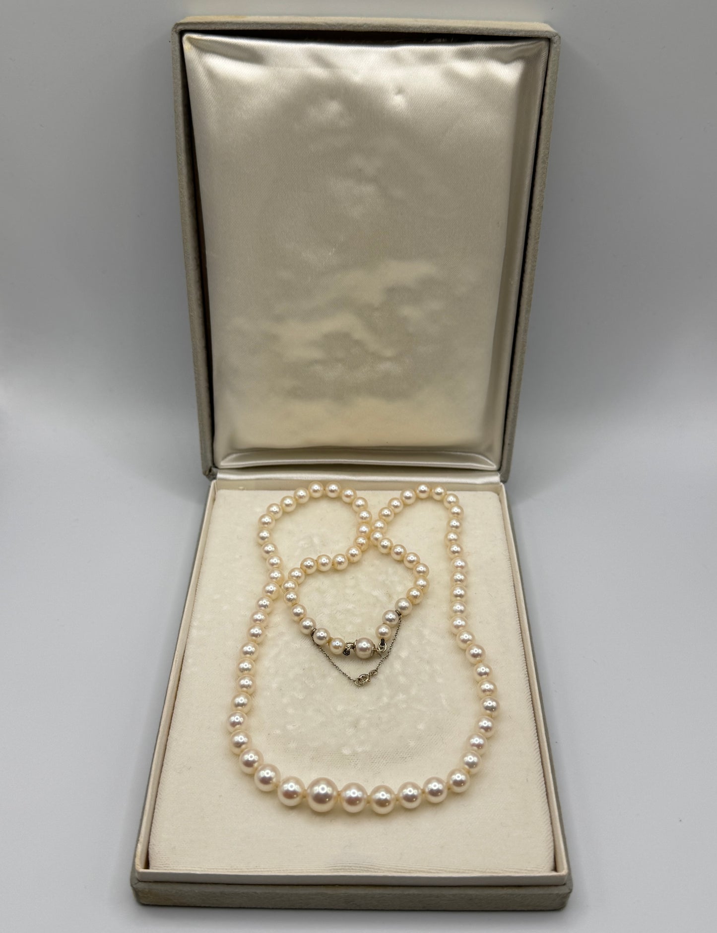 Superbe Collier de perles ancien - perles de culture et or 18 carats