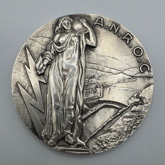 Médaille artistique en bronze argenté « Industrie de l’électricité » - par G. Simon