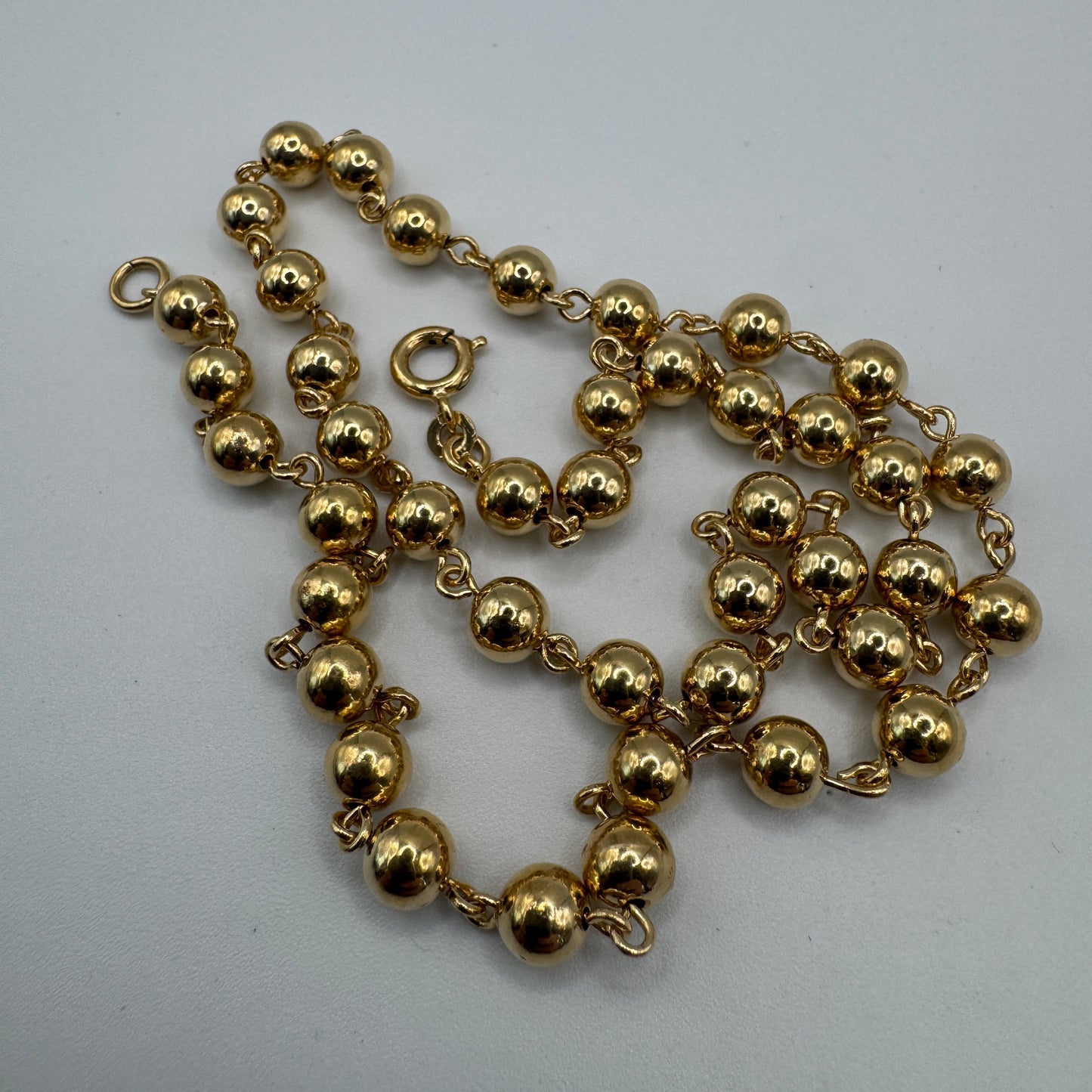 Collier vintage « perles » - plaqué or