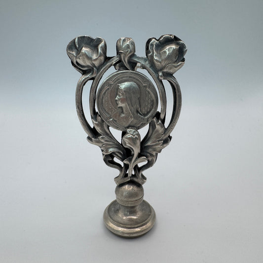 Cachet Sceau ancien Art Nouveau - « Jesus et Marie »