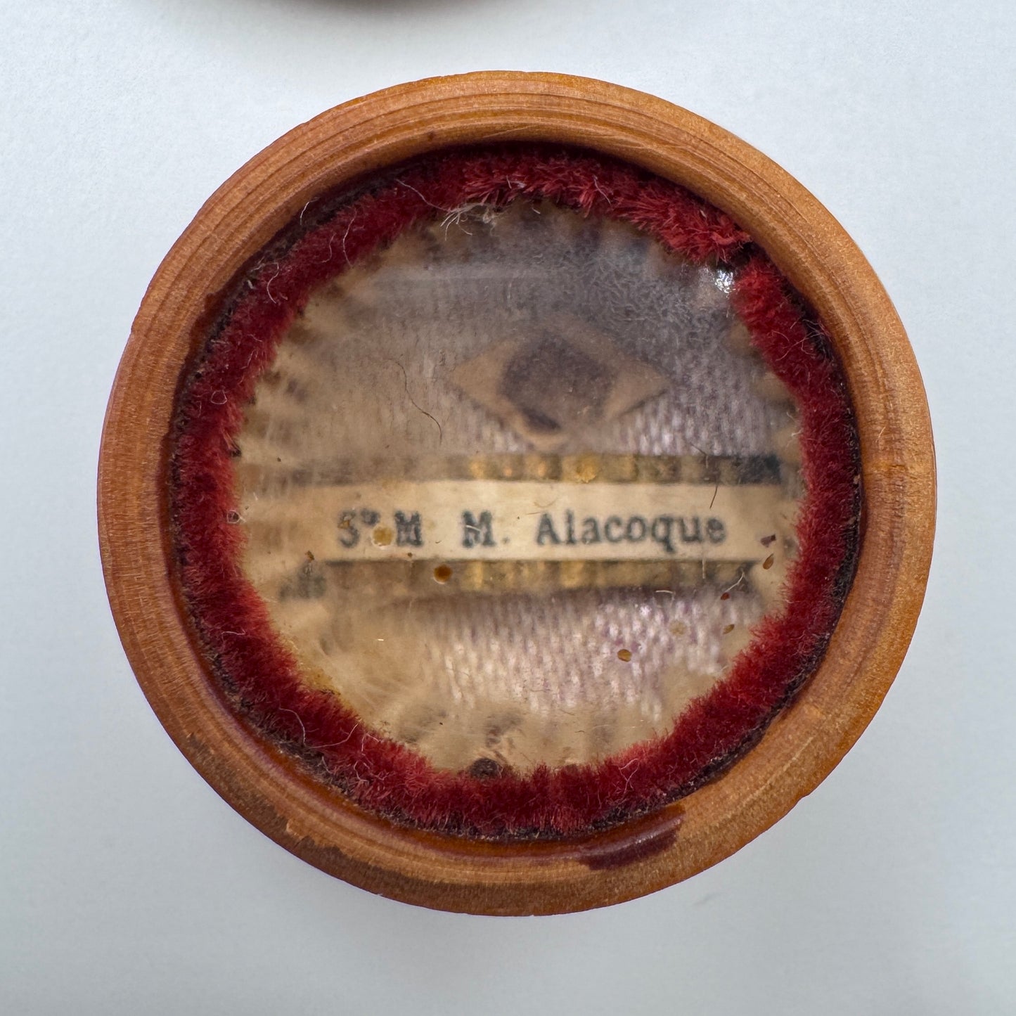 Reliquaire ancien - « Marguerite Marie Alacoque »