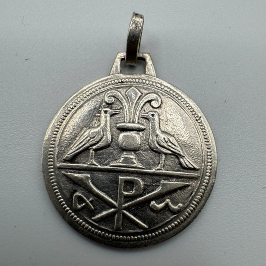 Médaille religieuse ancienne - « Foi nous lie »