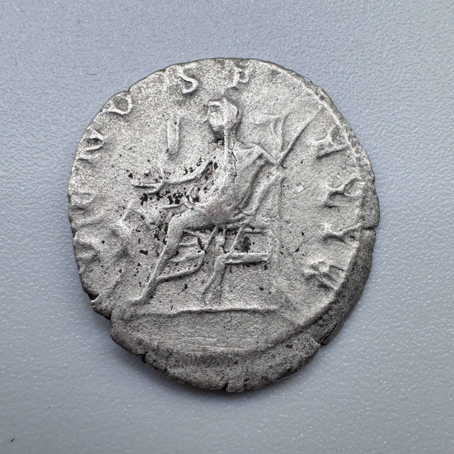 Monnaie  romaine ancienne antoninien billon - impératrice Salonine