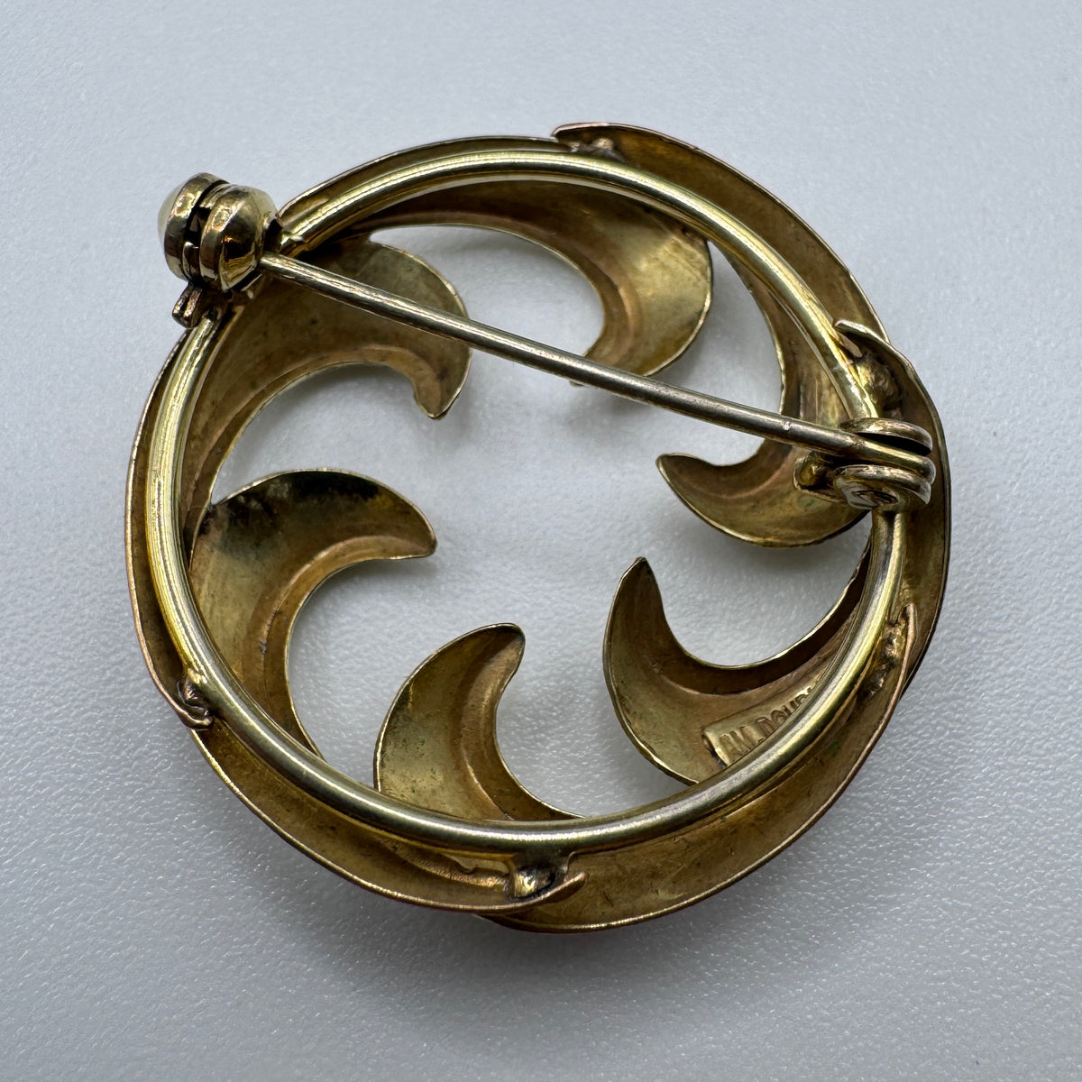 Broche vintage en Plaqué Or