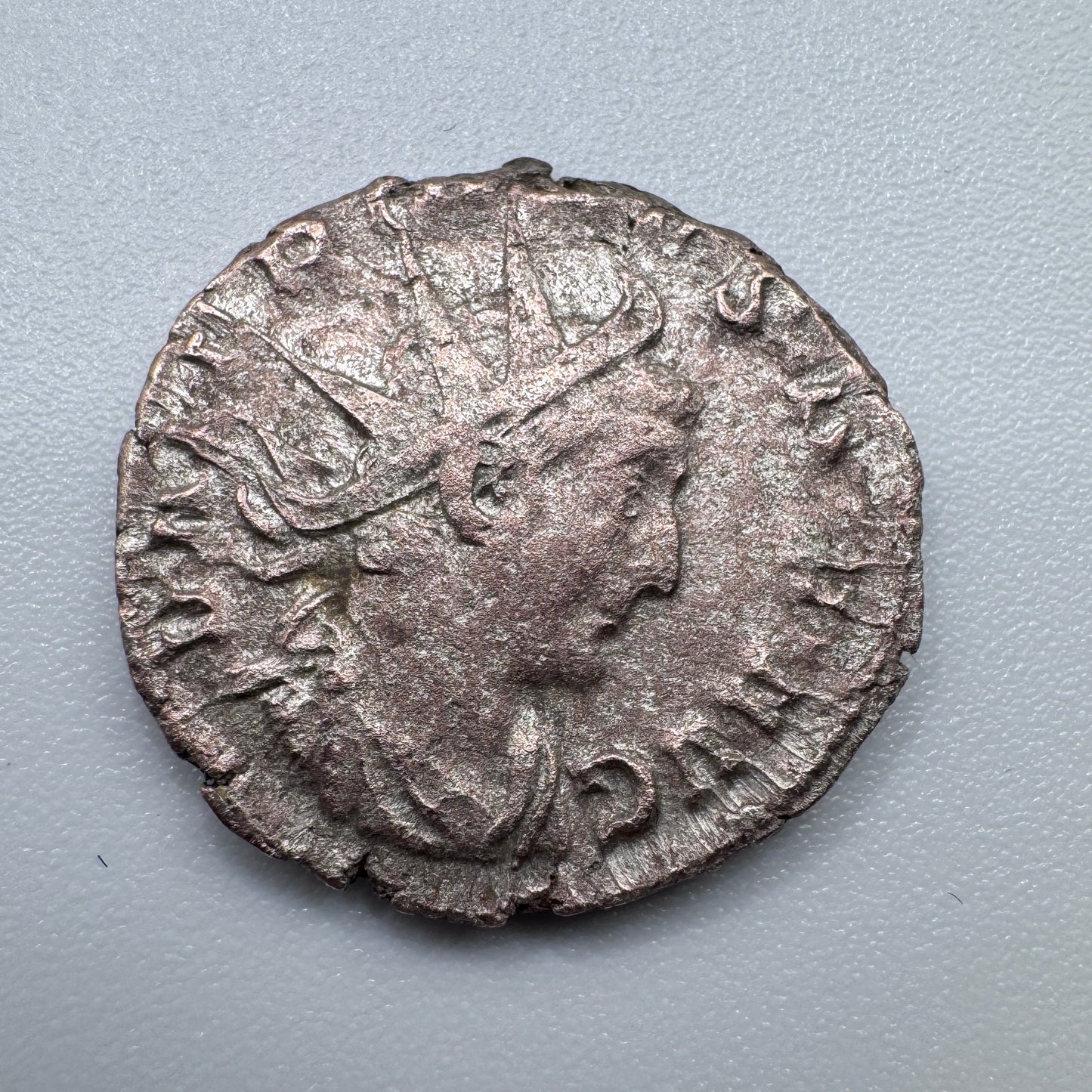 Monnaie  romaine ancienne antoninien billon - Prince Valerien