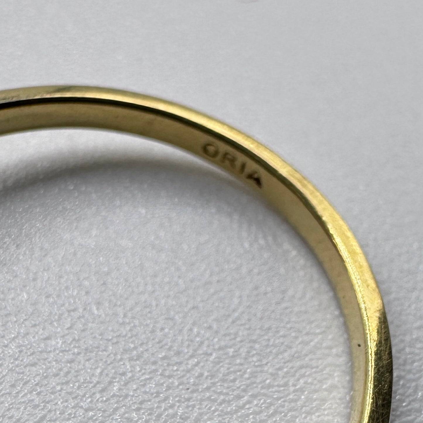 bague ancienne Art Deco en plaqué or - neuf stock ancien bijoutier