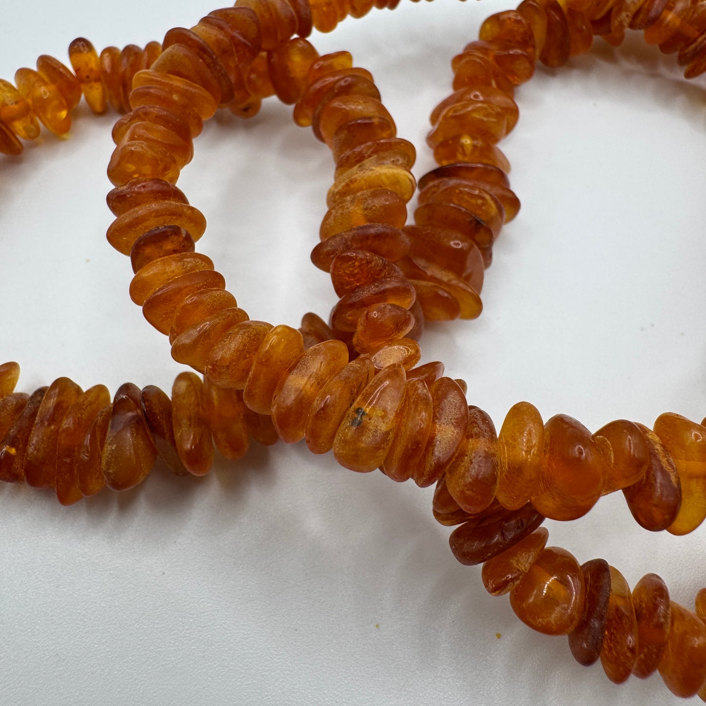 Collier vintage en ambre véritable