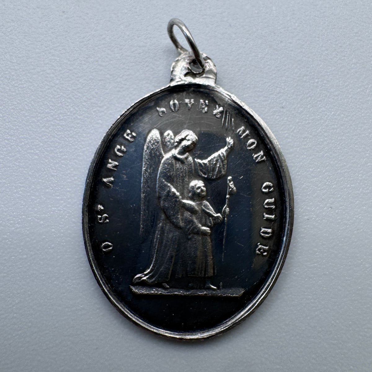 Medaille religieuse ancienne « Notre Dame des Victoires » - argent