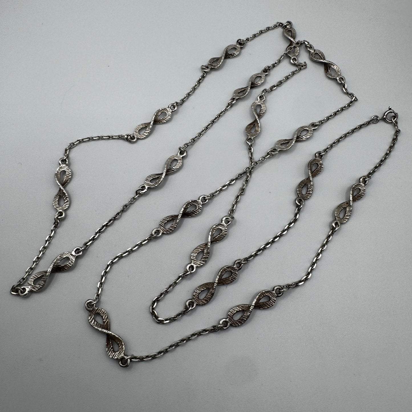 Superbe Sautoir ancien - Argent massif