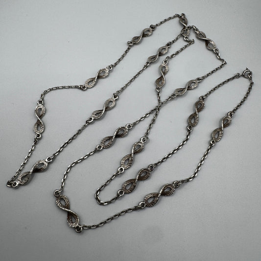 Superbe Sautoir ancien - Argent massif