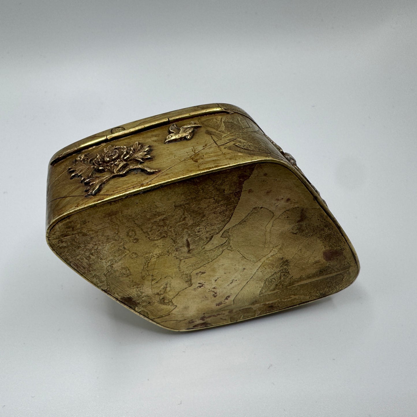 Boîte asiatique ancienne en bronze - vers 1900