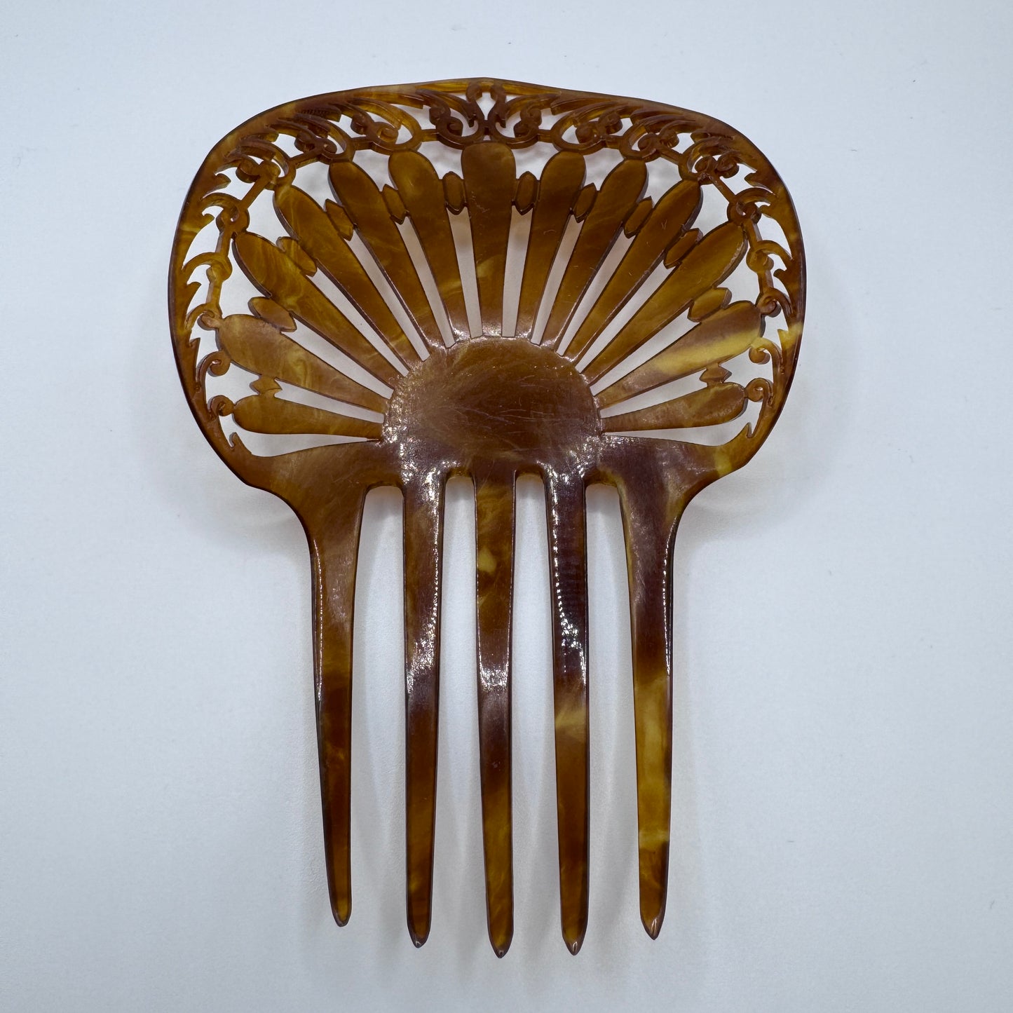 Peigne à cheveux art deco - celluloïd
