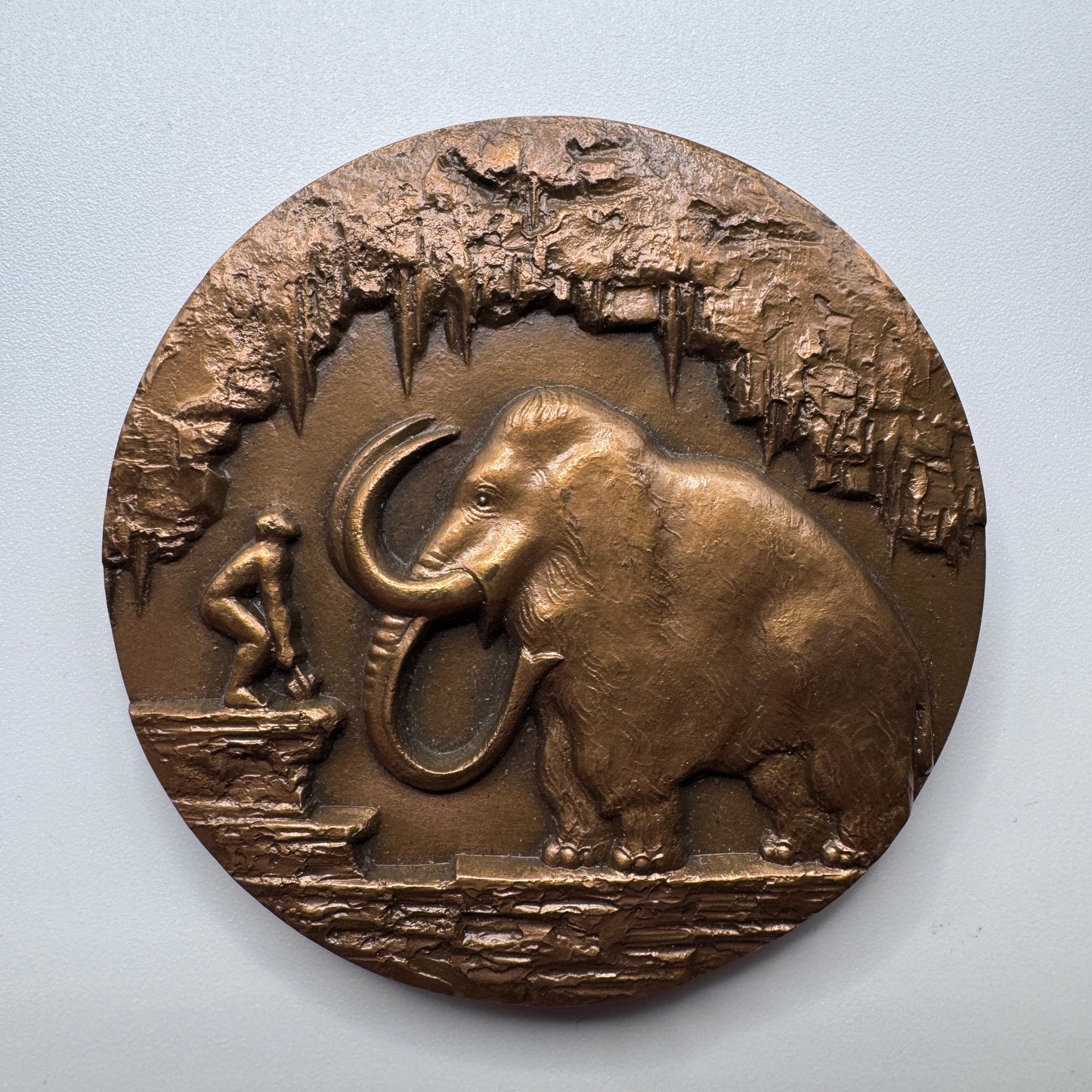 Médaille artistique en bronze « archéologue Edouard Lartet » par Lagriffoul