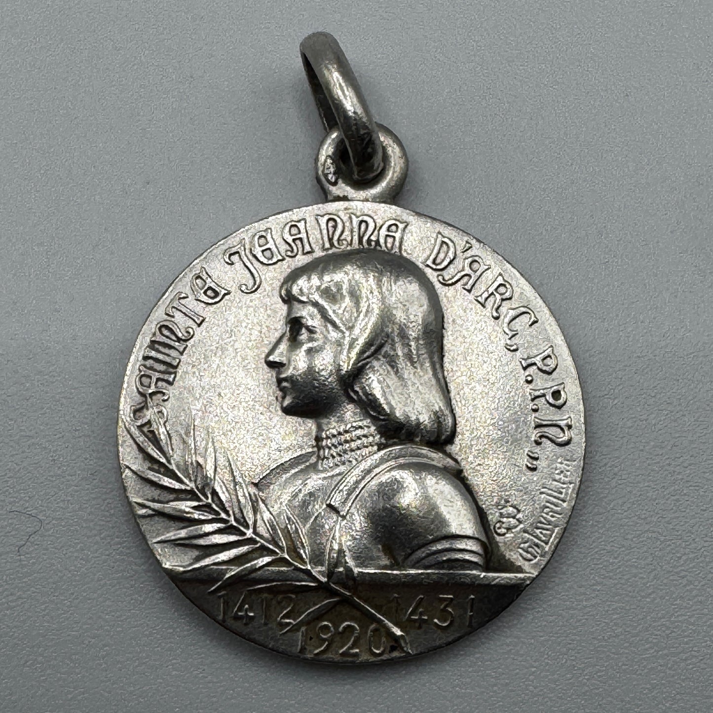 Médaille religieuse ancienne « Jeanne D’Arc »