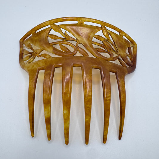 Peigne à cheveux art deco - celluloïd