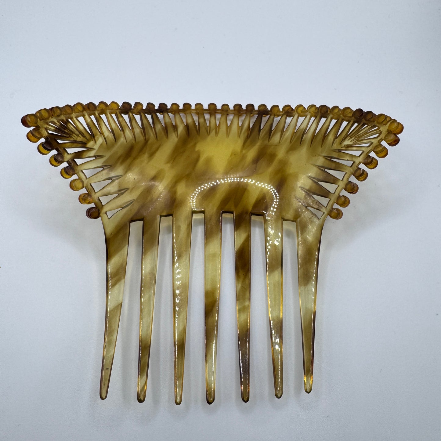 Peigne à cheveux art deco - celluloïd