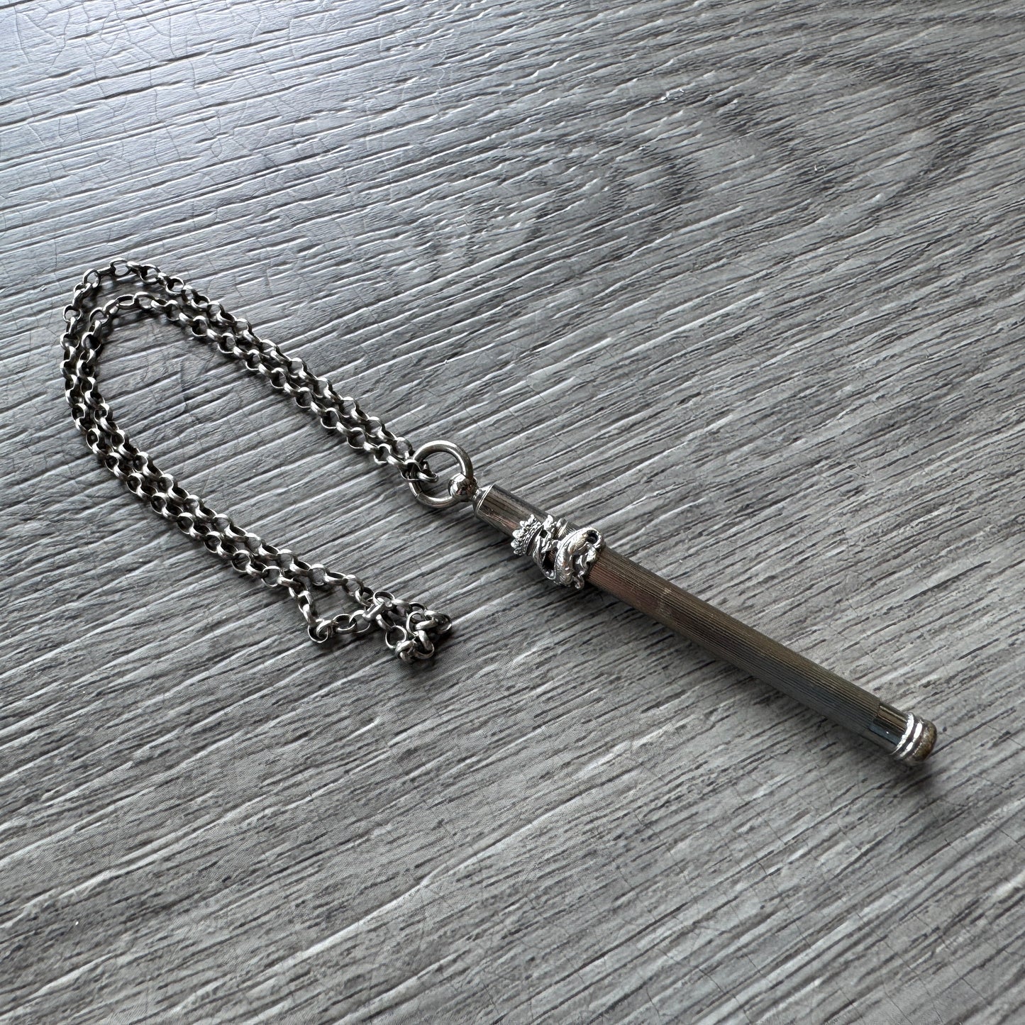 Porte crayon ancien vers 1900 - Salamandre François 1er