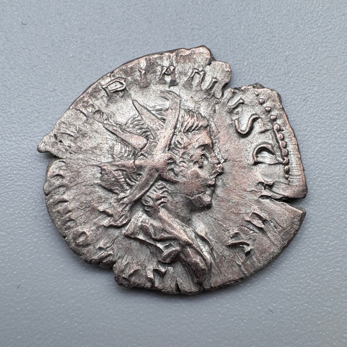 Monnaie  romaine ancienne antoninien billon - Prince Valérien