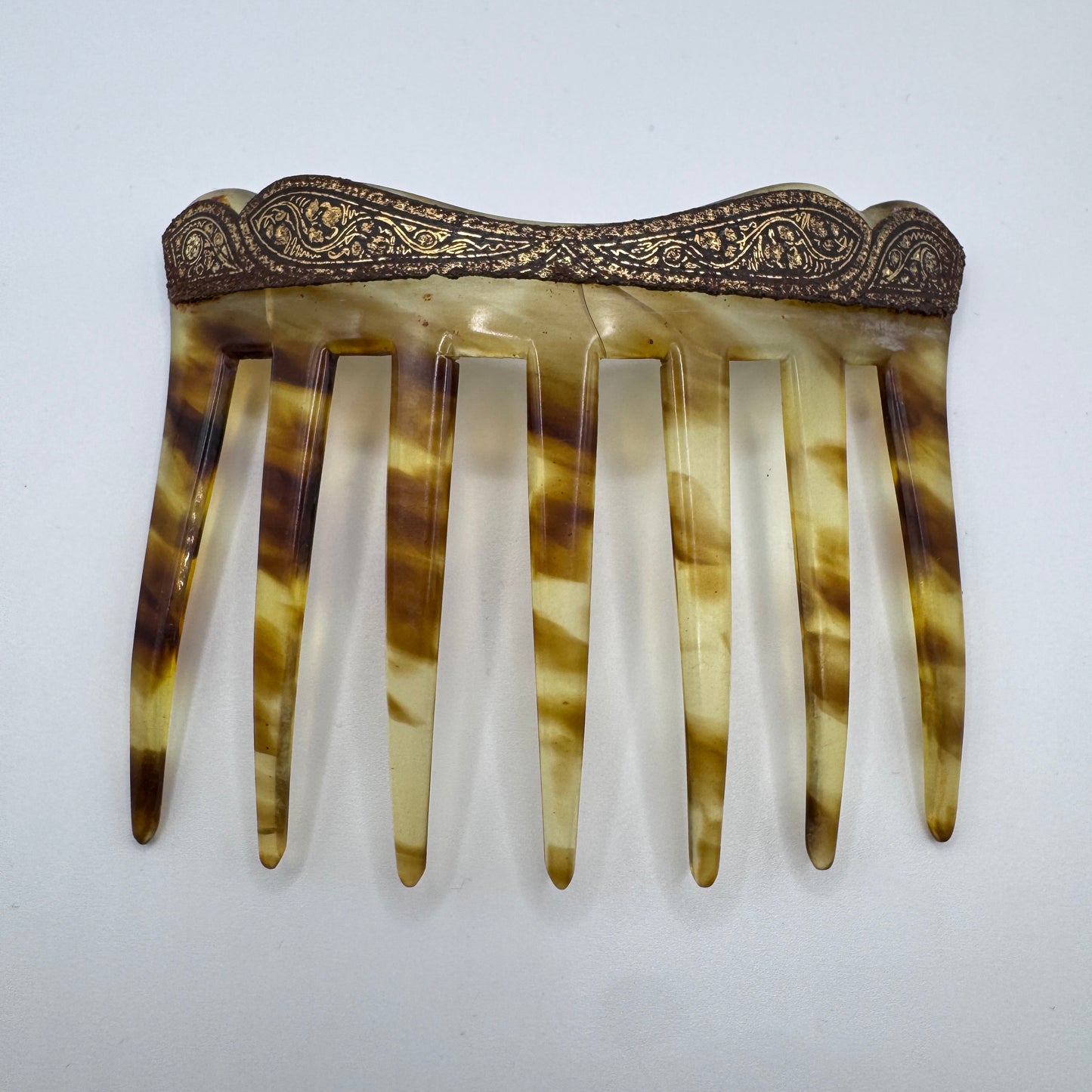 Peigne à cheveux art deco TOLÈDE - celluloïd