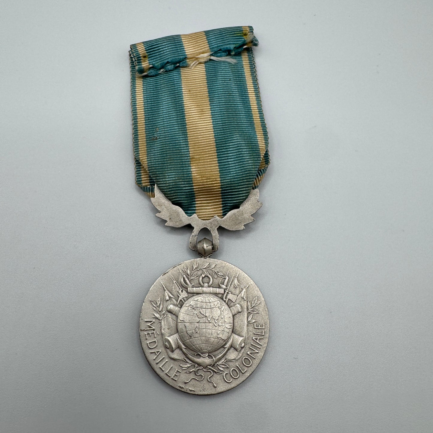 Médaille décoration militaire en argent - coloniale