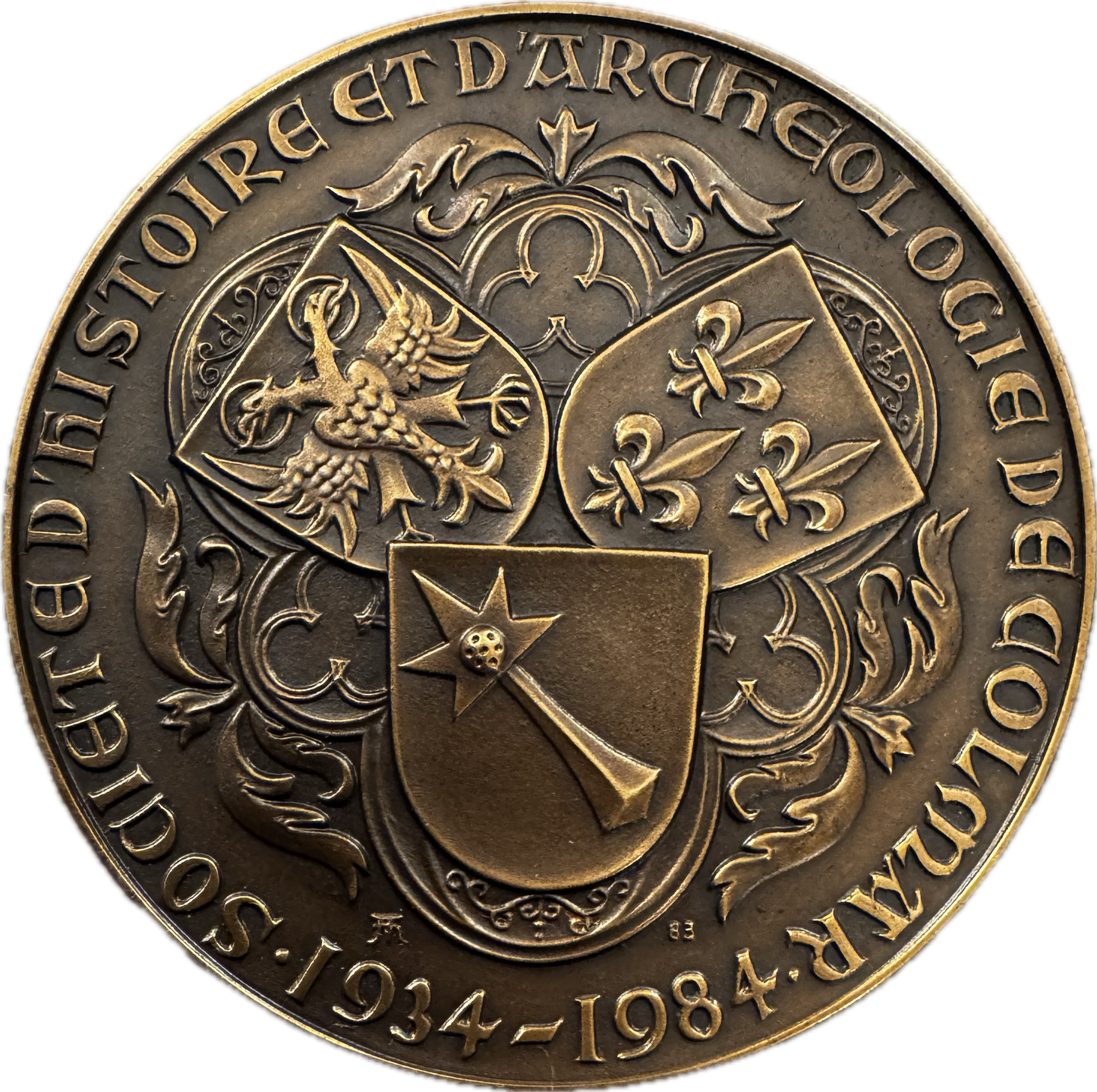 Médaille artistique en bronze « hommage à Jean Roesselman - prévôt de Colmar »