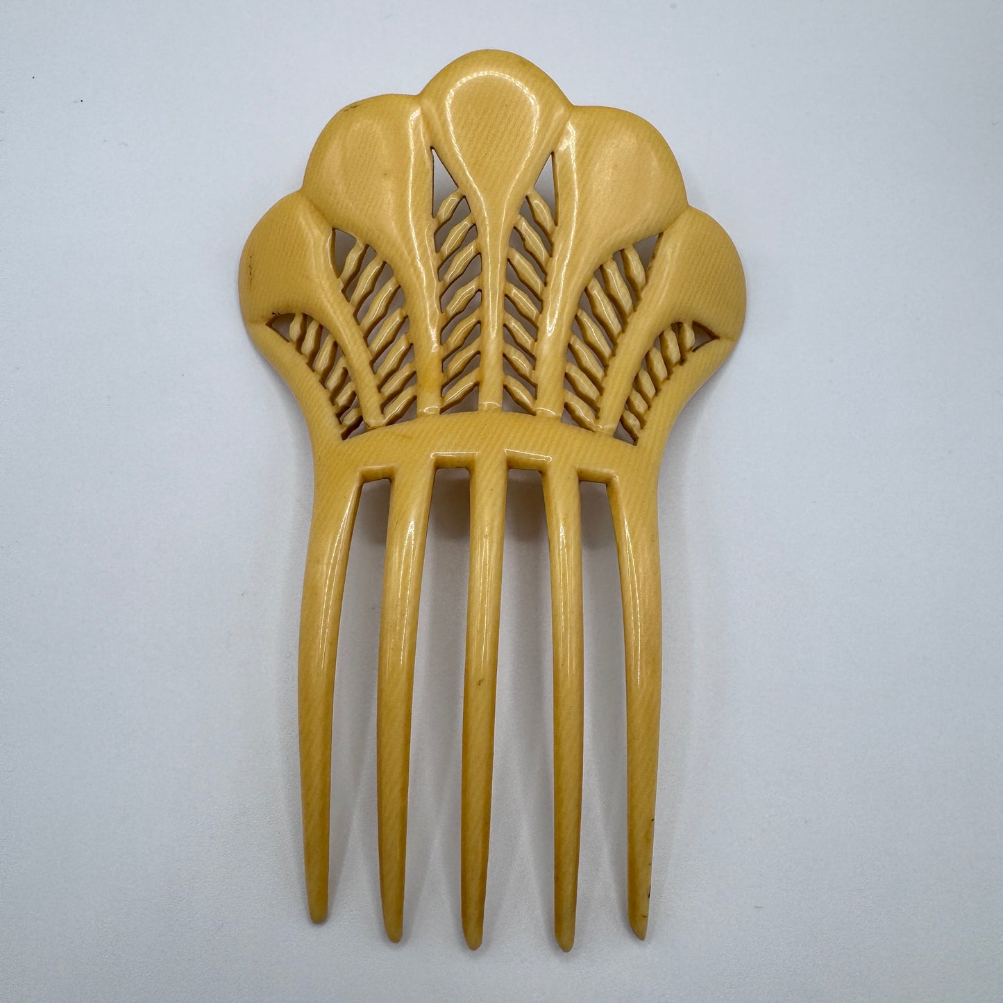 Peigne à cheveux art deco - celluloïd