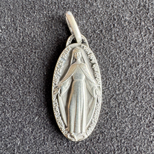 Médaille religieuse ancienne « Sainte Vierge Marie »