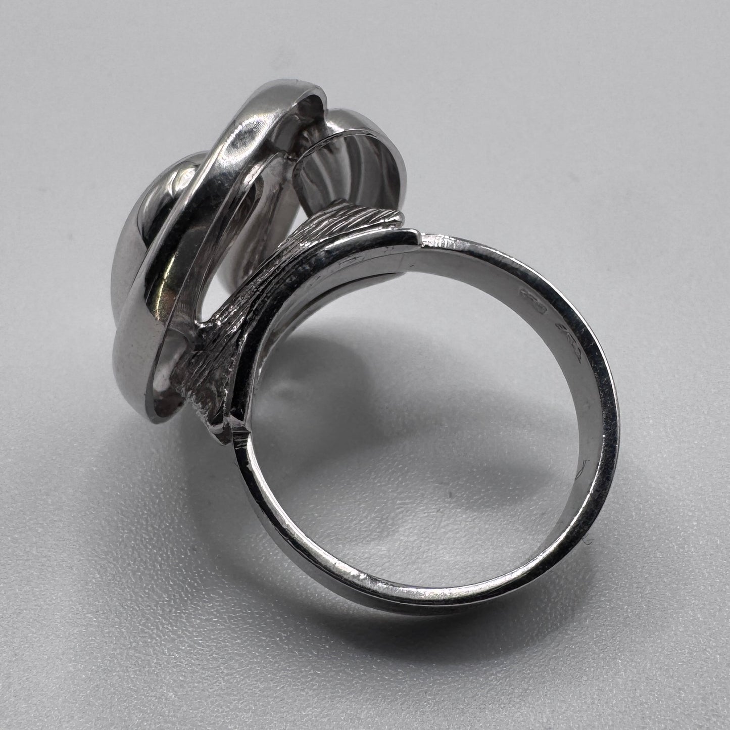 bague design en argent - neuf stock ancien bijoutier